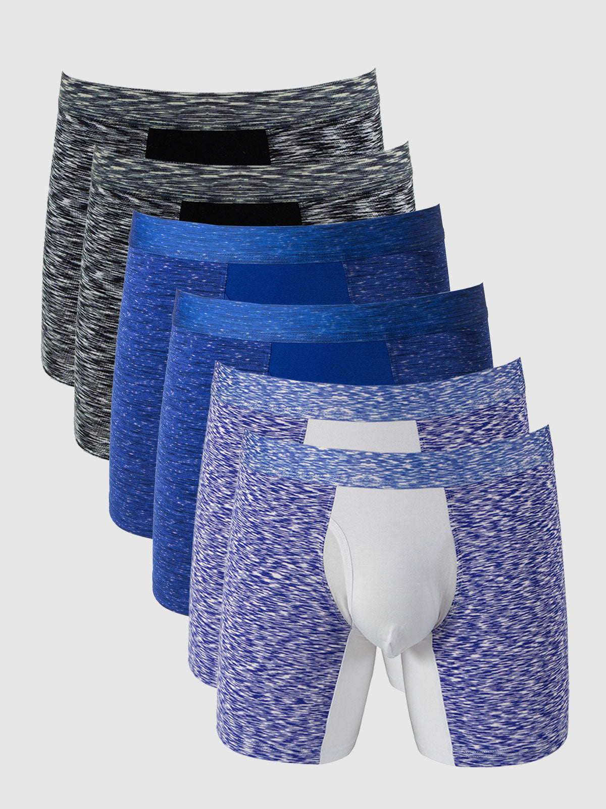 360 Sport Stretchy Boxer Brief with Fly 6" (6-Pack)