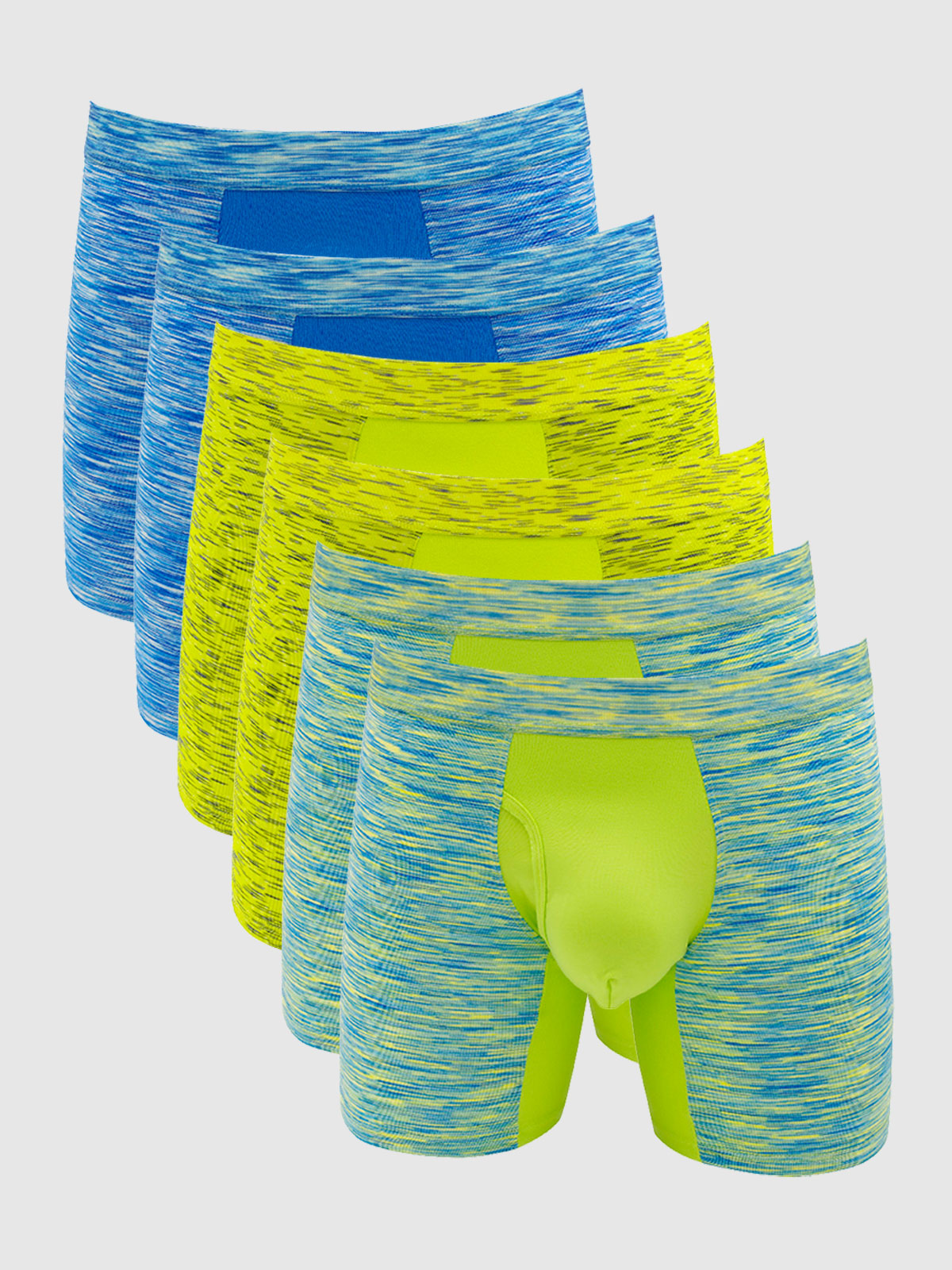 360 Sport Stretchy Boxer Brief with Fly 6" (6-Pack)