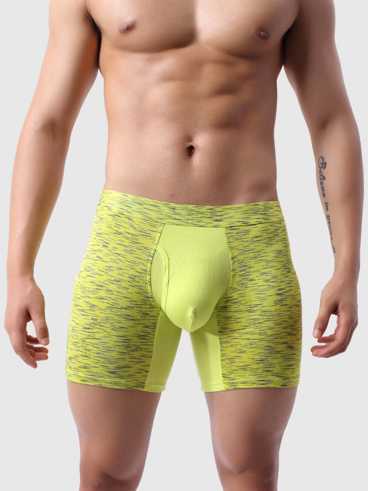 360 Sport Stretchy Boxer Brief with Fly 6" (3-Pack)