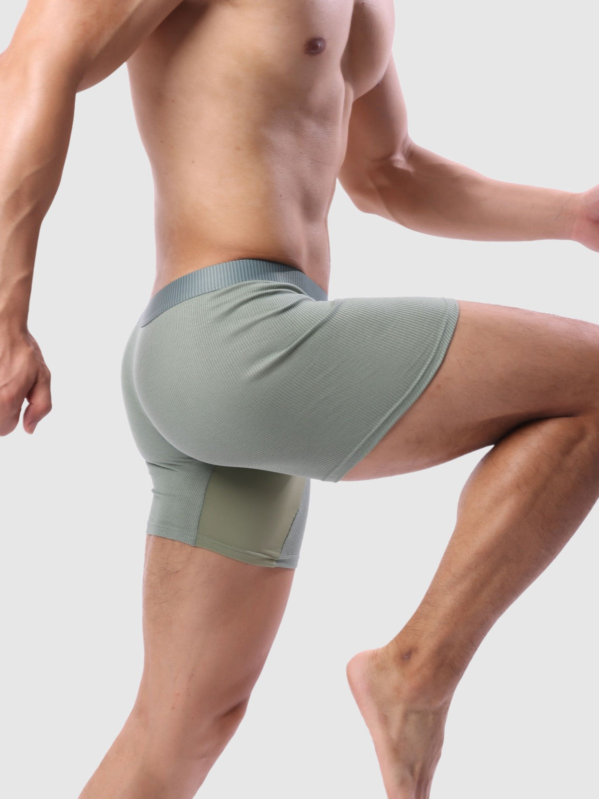 Second Skin Luxe Rib Boxer Brief 6" (6-Pack)