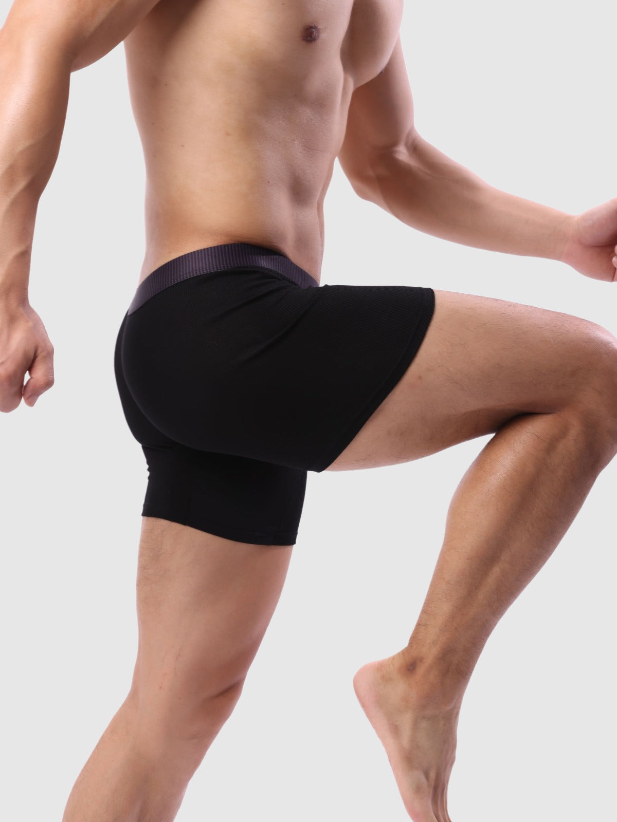 Second Skin Luxe Rib Boxer Brief 6"