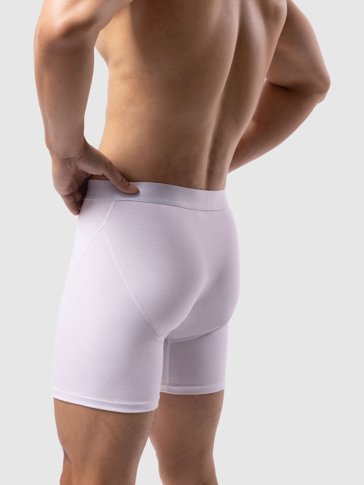 Cool Cotton Horizontal Fly Boxer Brief 5"