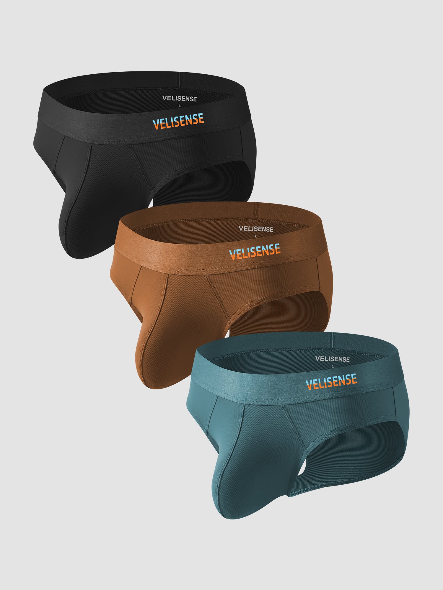 Second Skin V-Space™ Pouch Briefs (3-Pack)