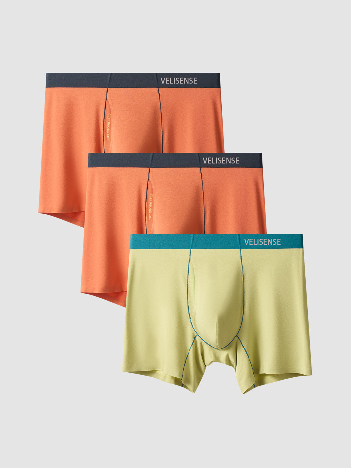Second Skin Ultra-Soft Bamboo Boxer Brief 5" (3-Pack)
