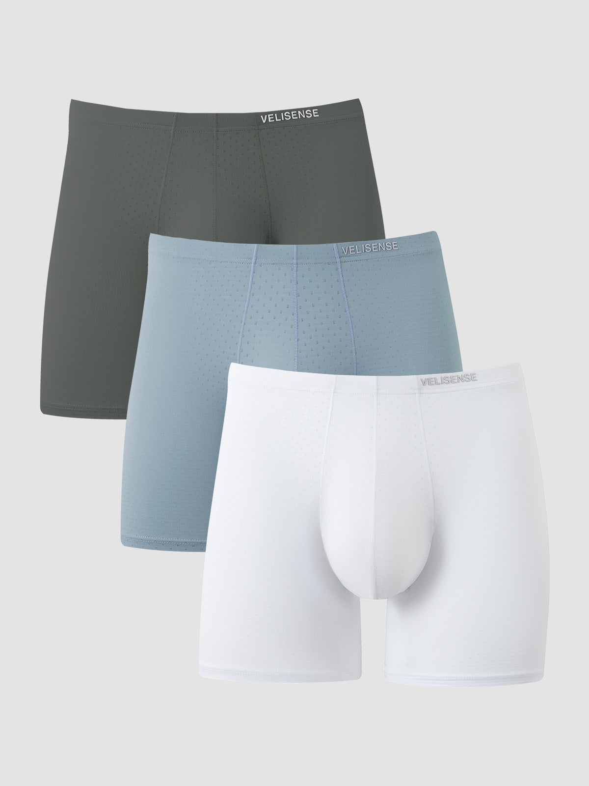 Bóxer ajustado Air de tiro medio 6" (paquete de 3)