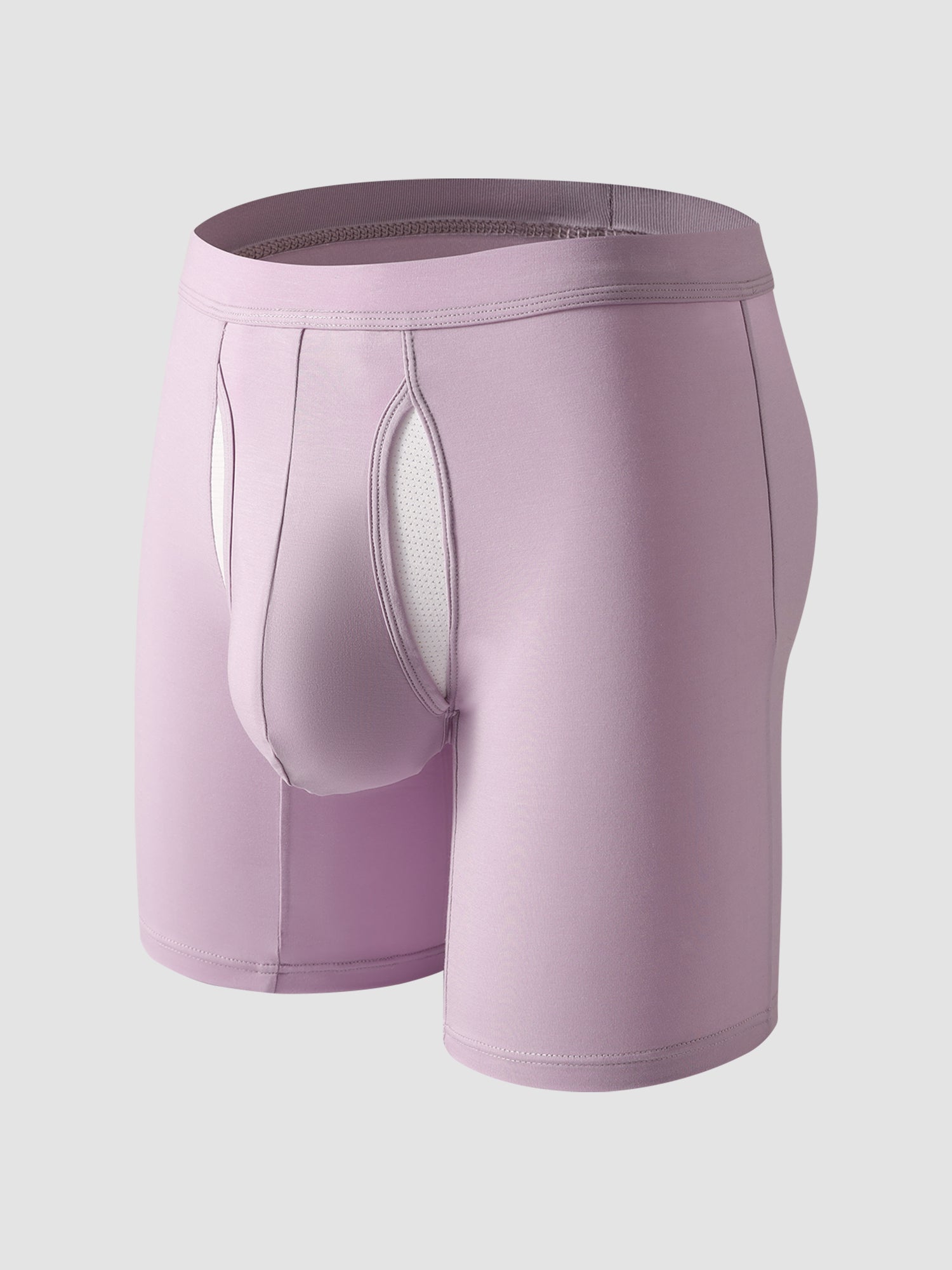 Second Skin Lyocell Boxer Brief with Dual-Fly 7"