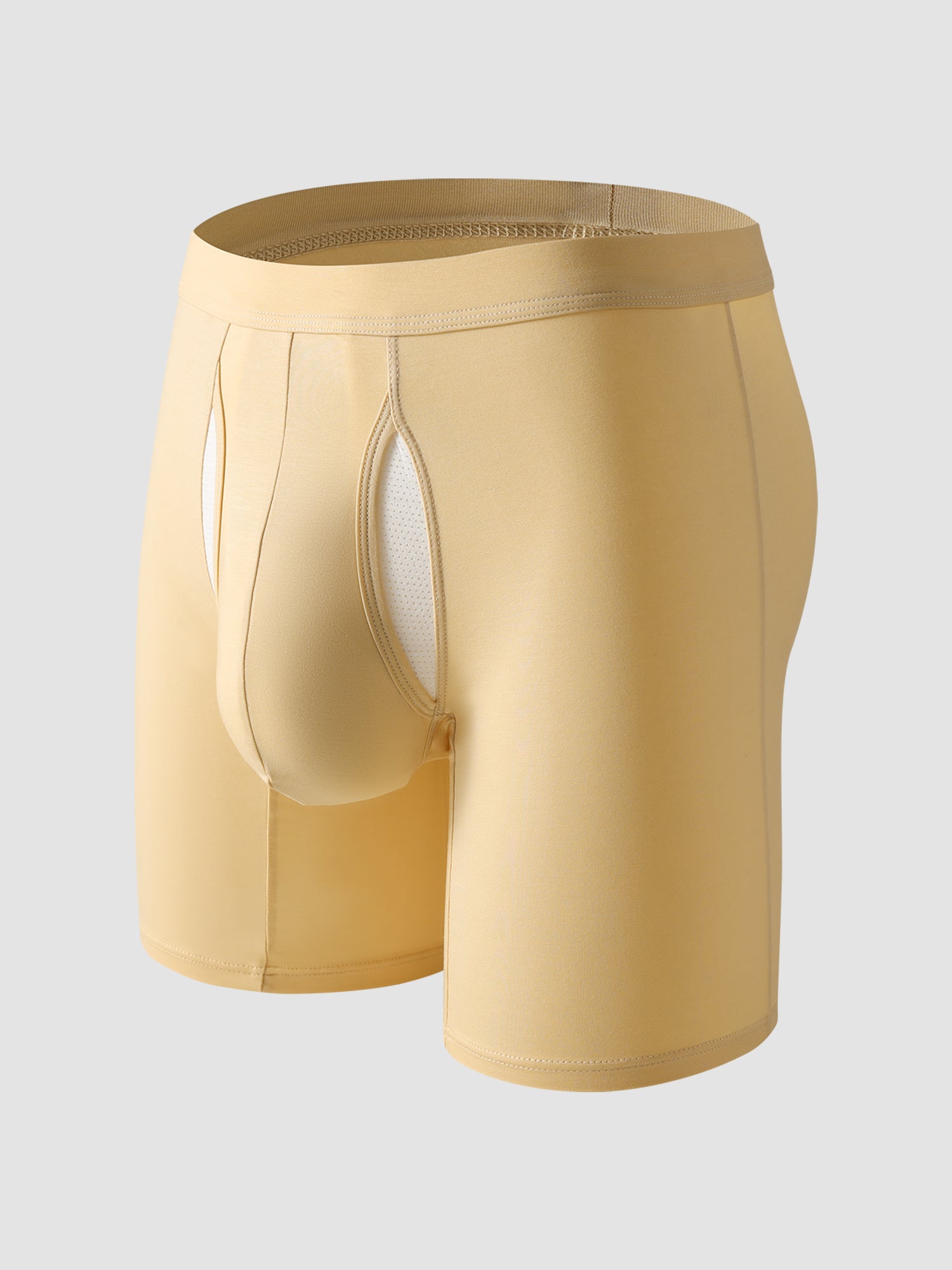 Second Skin Lyocell Boxer Brief with Dual-Fly 7"