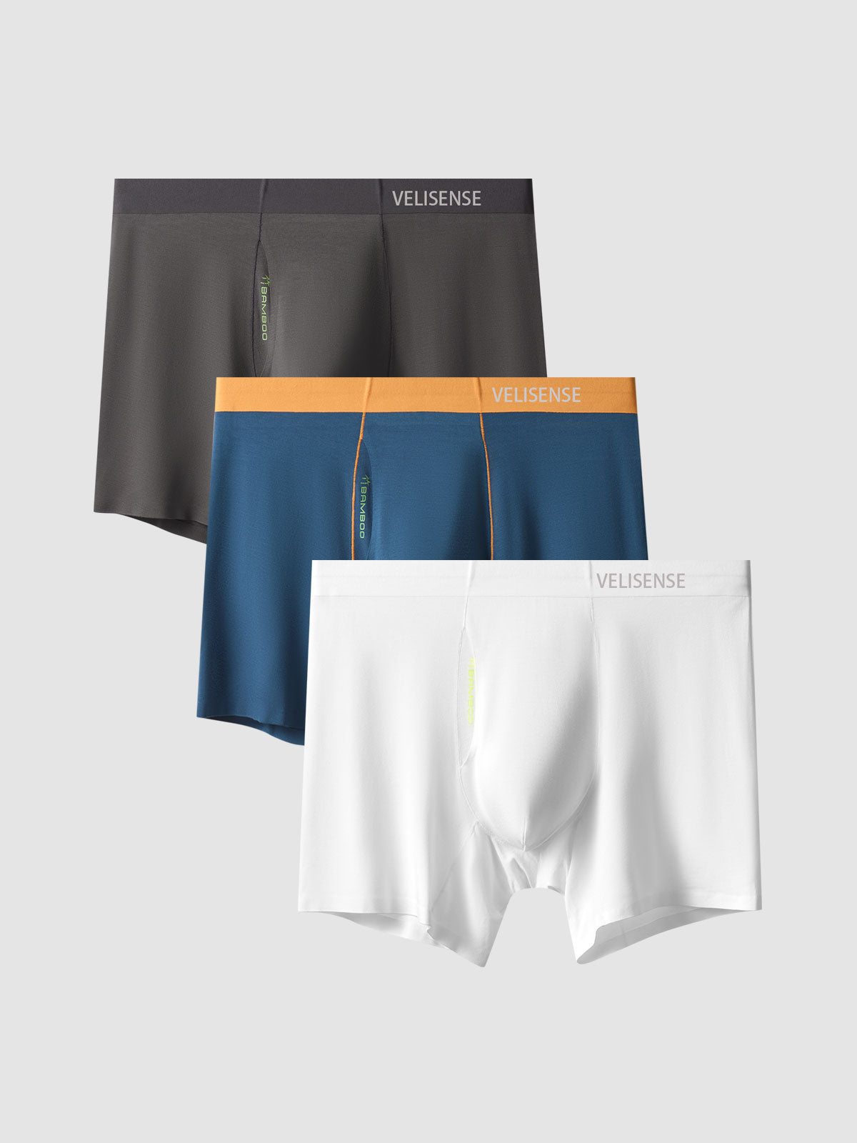 Second Skin Ultra-Soft Bamboo Boxer Brief 5" (3-Pack)