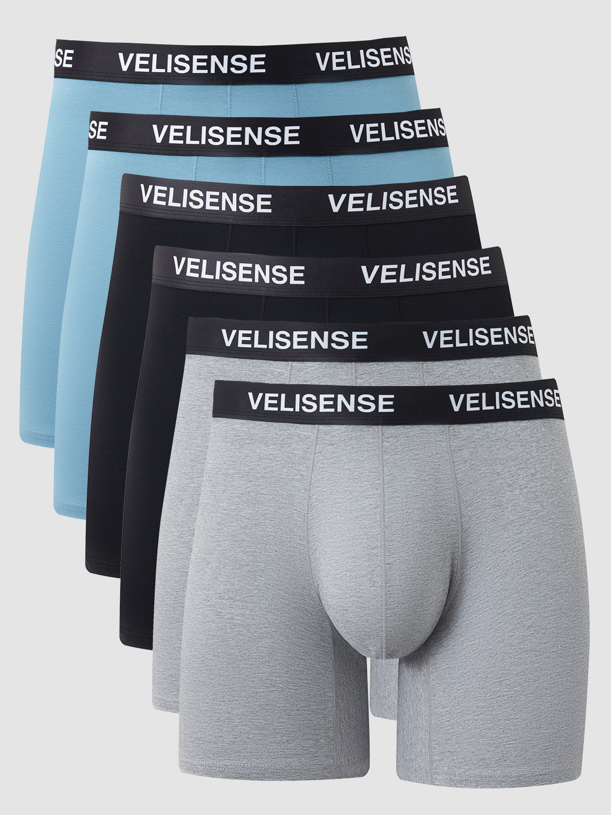 Cool Cotton Mid-Length Boxer Brief 6" (6-Pack)