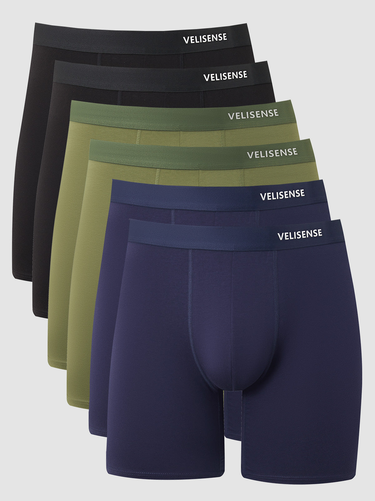 Organic Cotton Boxer Brief 8" (6-Pack)