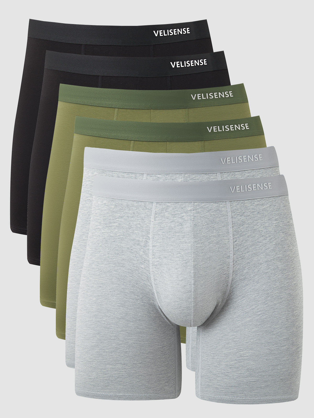 Organic Cotton Boxer Brief 8" (6-Pack)