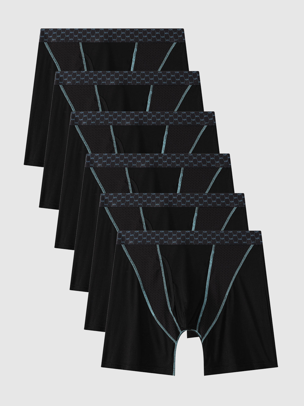 Second Skin Silk Soft Boxer Brief 6" (6-Pack)