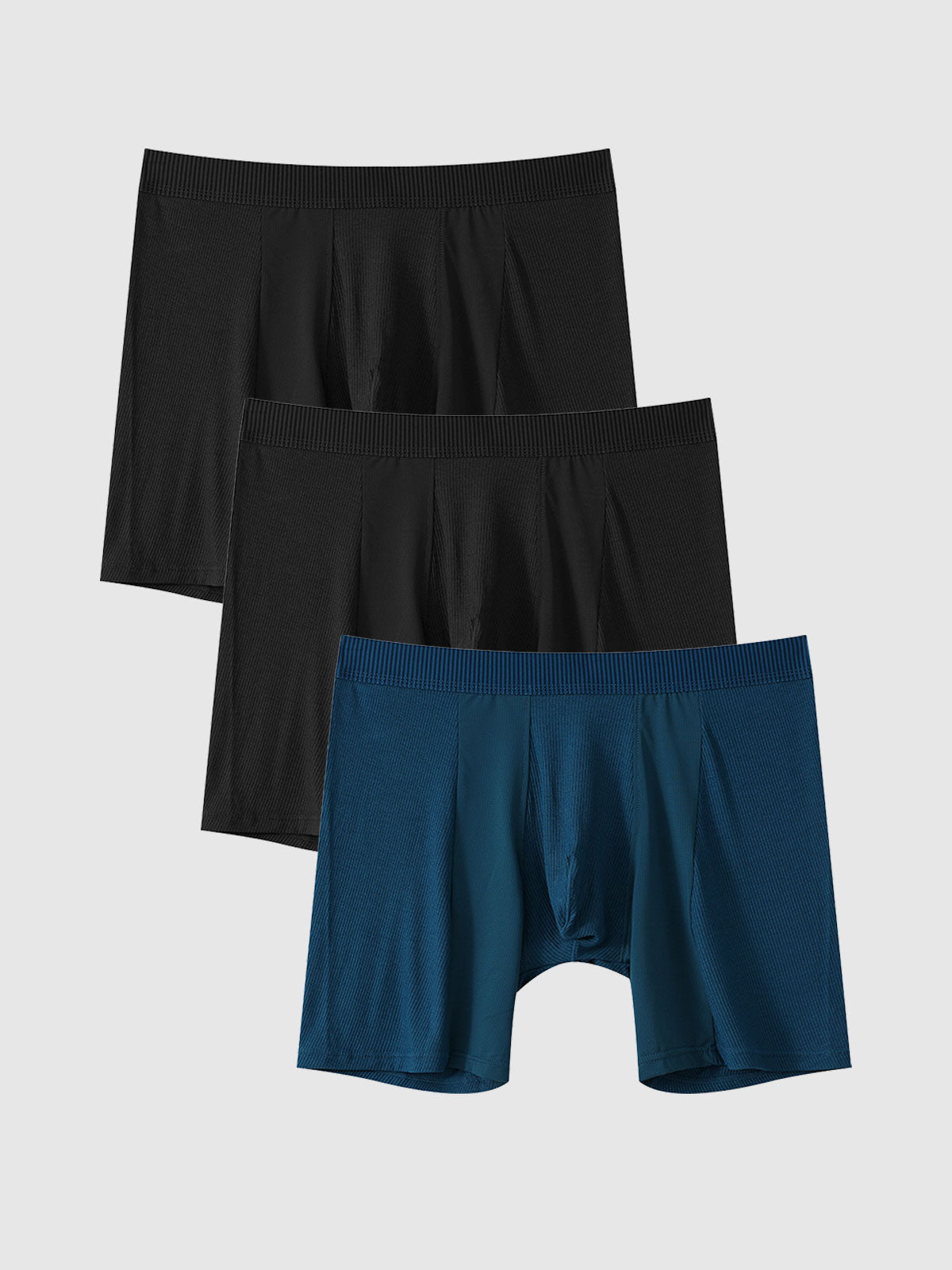 Second Skin Luxe Rib Boxer Brief 6" (3-Pack)