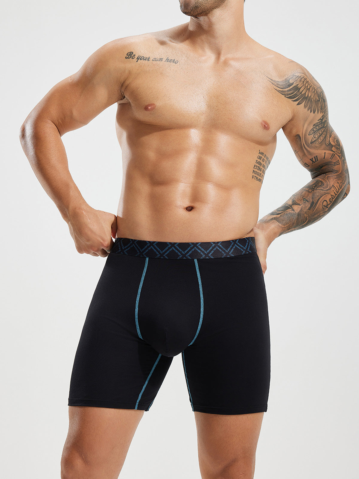 Second Skin Mid-Length Boxer Brief 6" (6-Pack)
