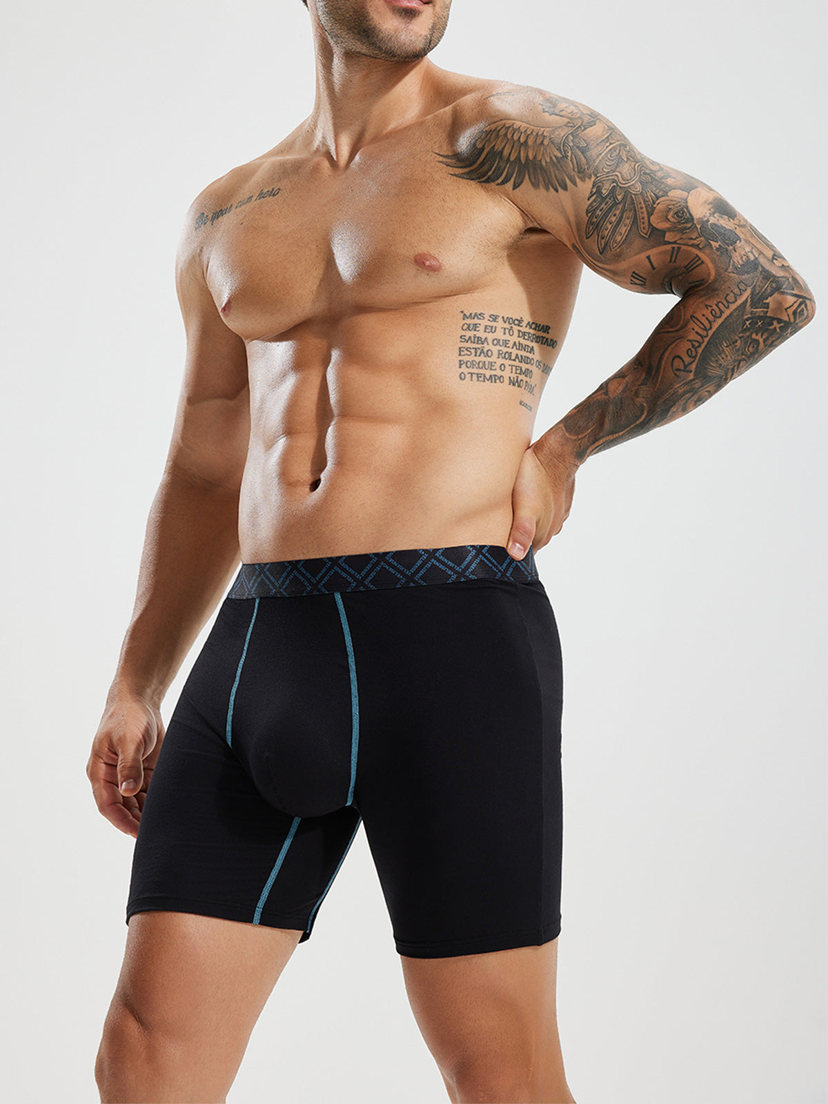 Second Skin Mid-Length Boxer Brief 6"