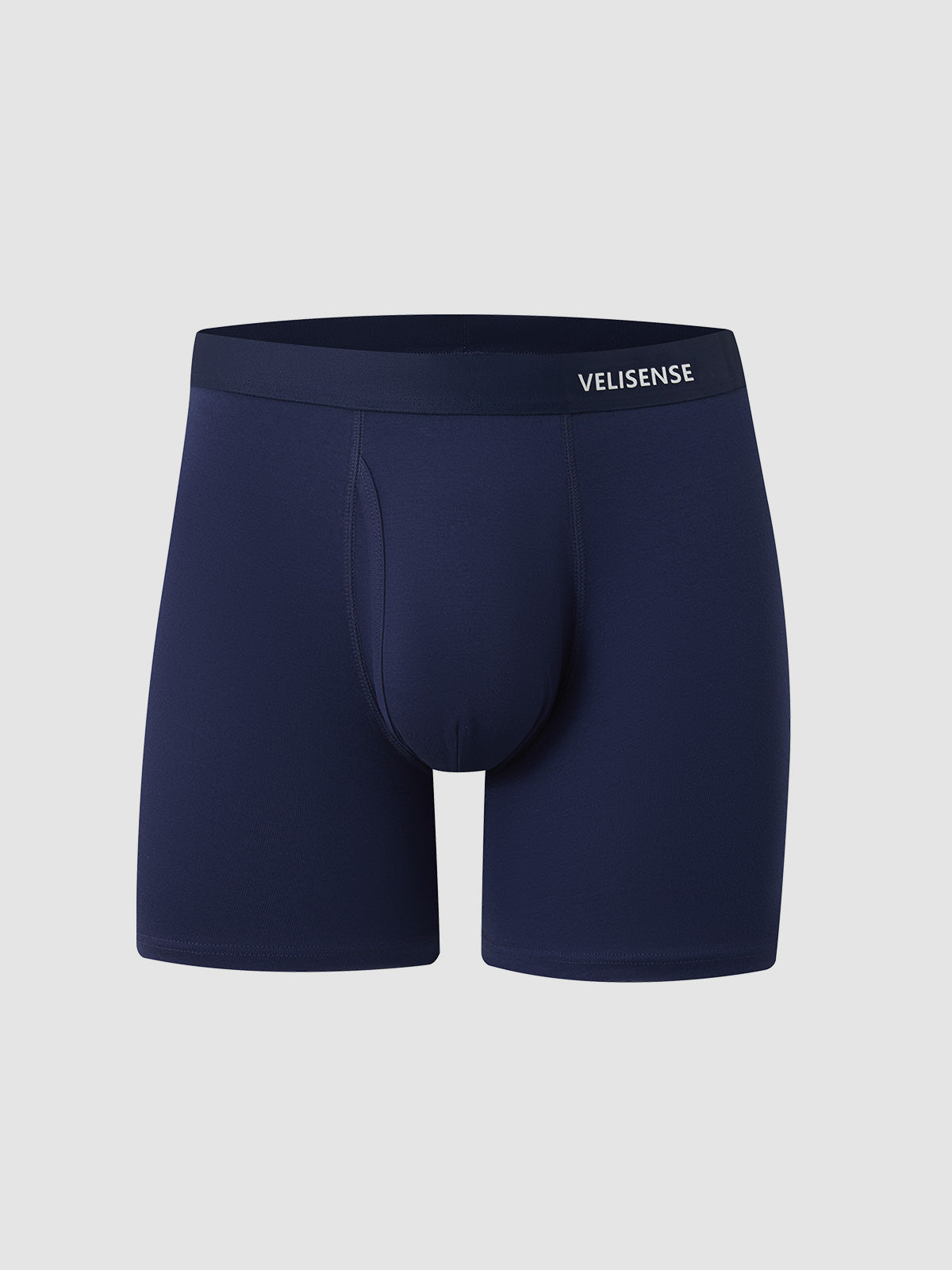Combed Cotton Boxer Brief With Fly 6"