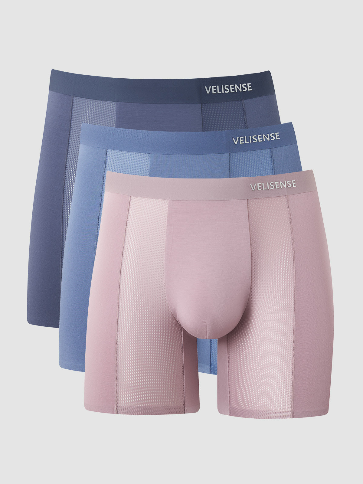 VELISENSE Men's Modal Boxer Briefs Inch Most Comfortable Men's