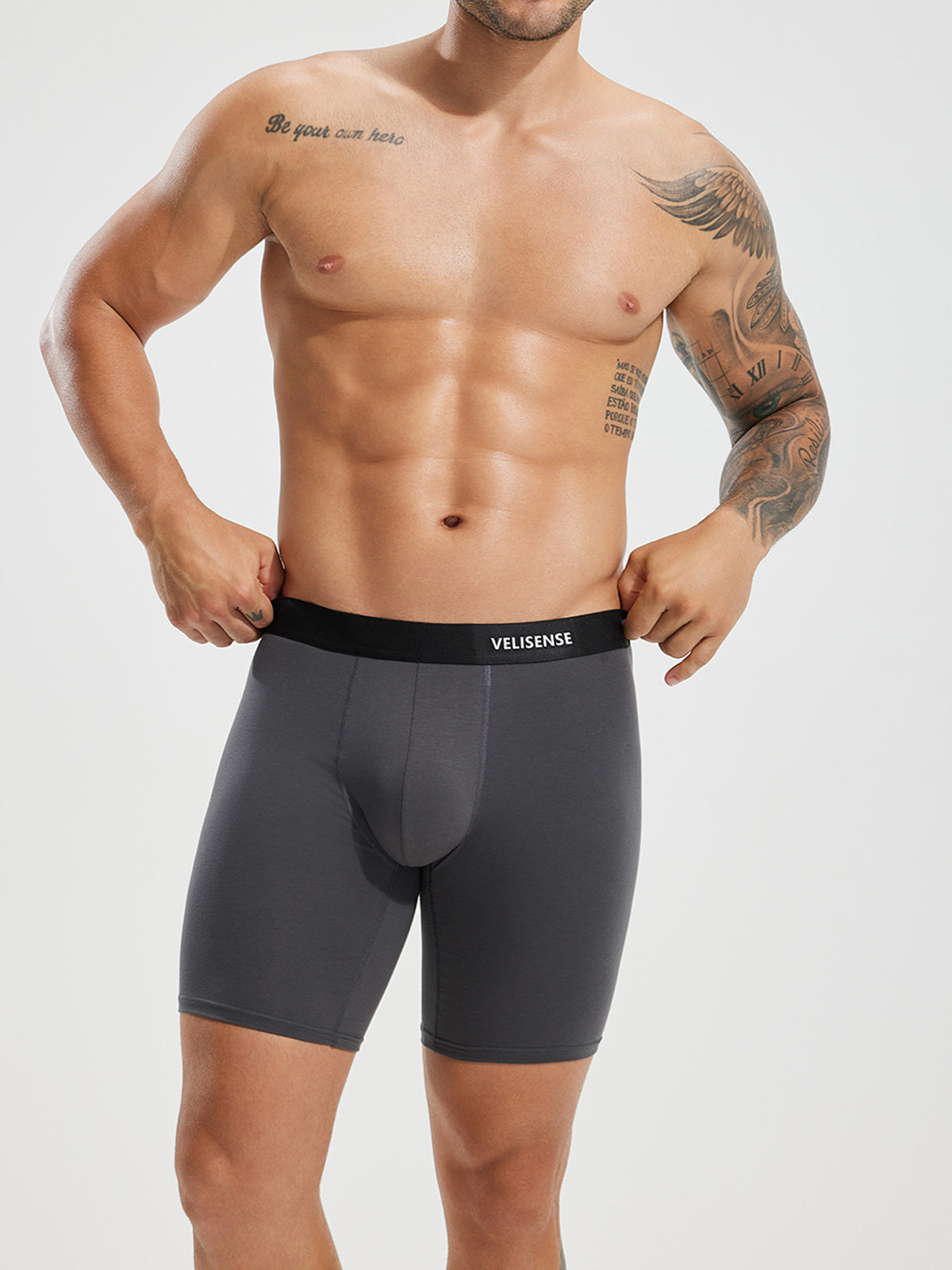 Organic Cotton Boxer Brief 8" (6-Pack)