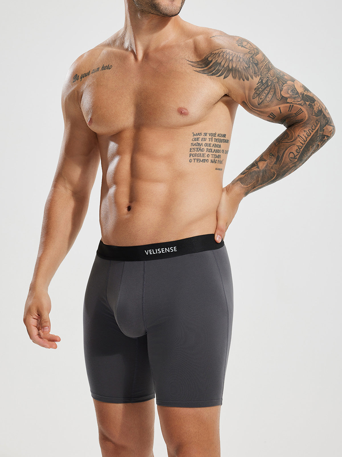 Organic Cotton Boxer Brief 8"