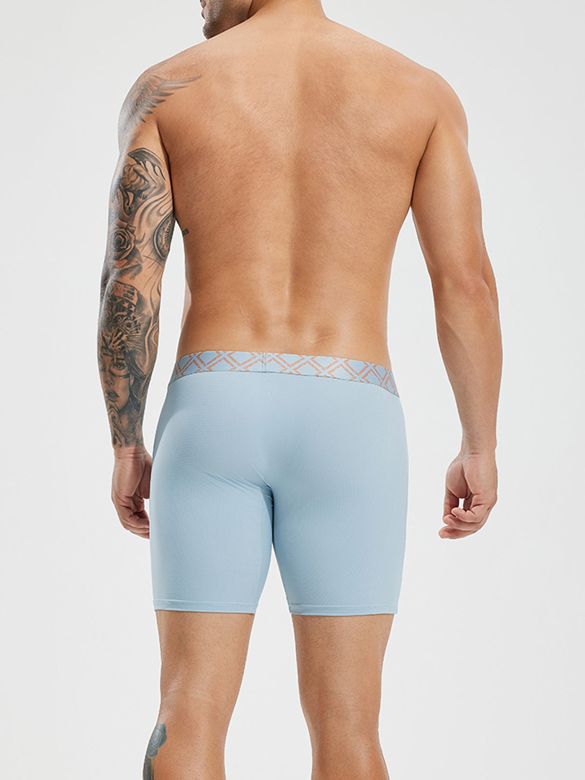 Second Skin Luxe Texture Boxer Brief 8" (3-Pack)