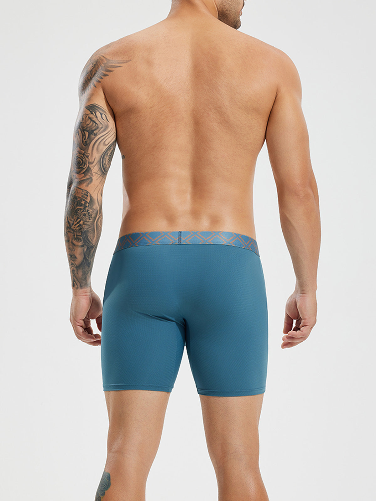 Second Skin Luxe Texture Boxer Brief 8" (3-Pack)
