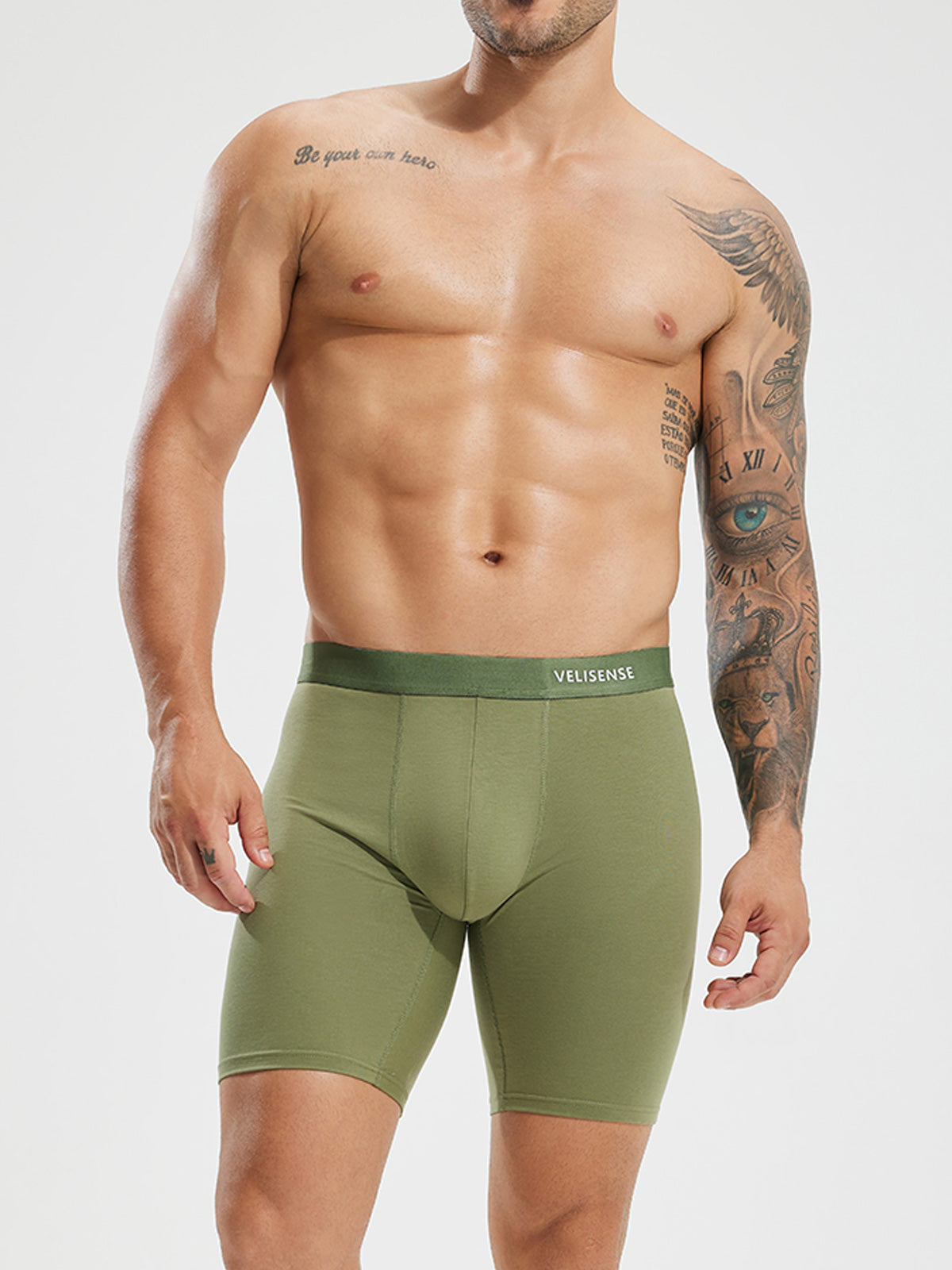 Organic Cotton Boxer Brief 8" (6-Pack)