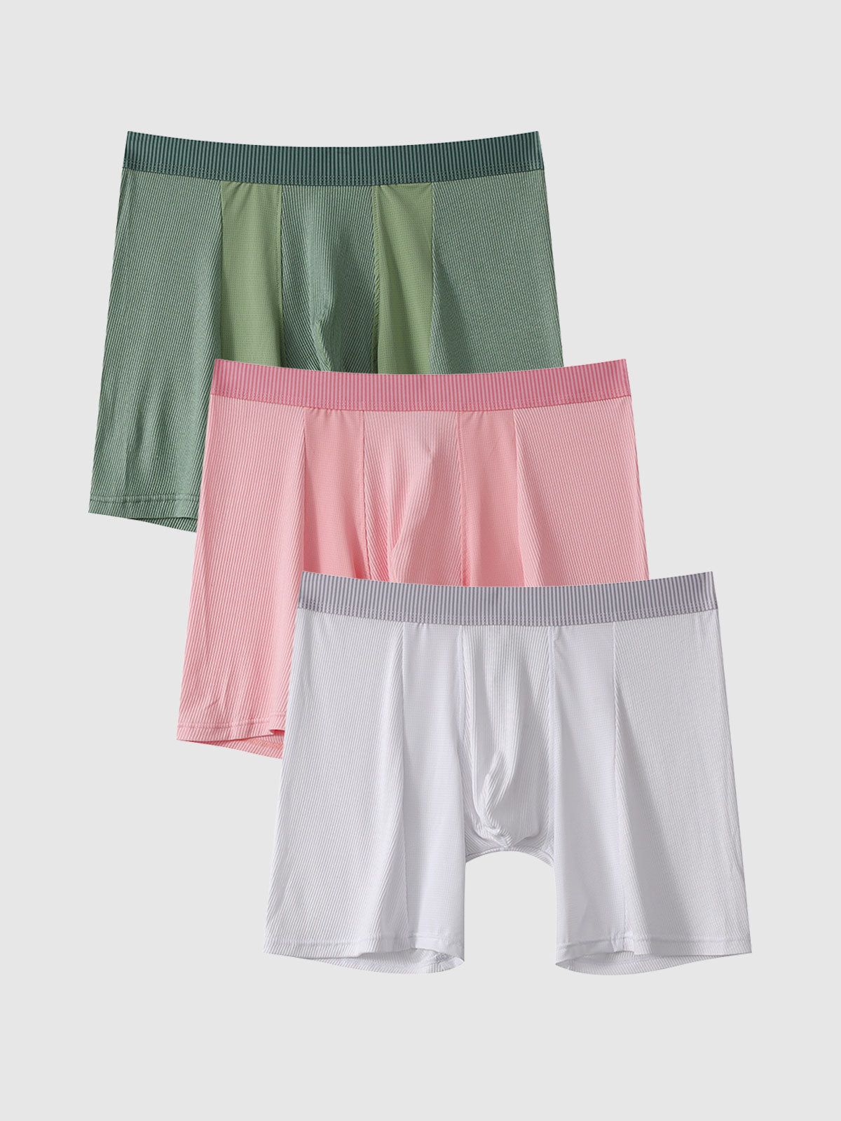 Second Skin Luxe Rib Boxer Brief 6" (3-Pack)