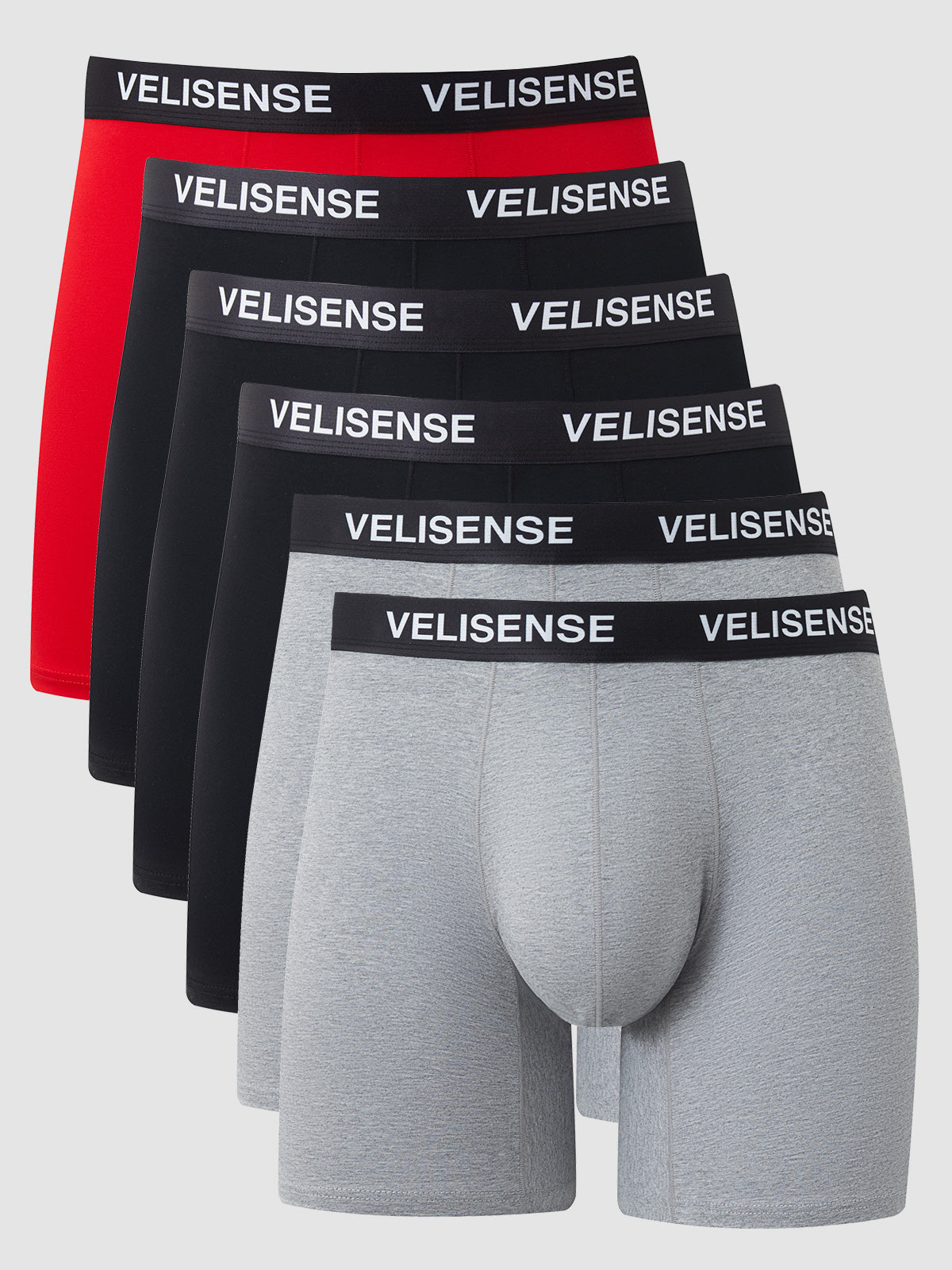 Cool Cotton Mid-Length Boxer Brief 6" (6-Pack)