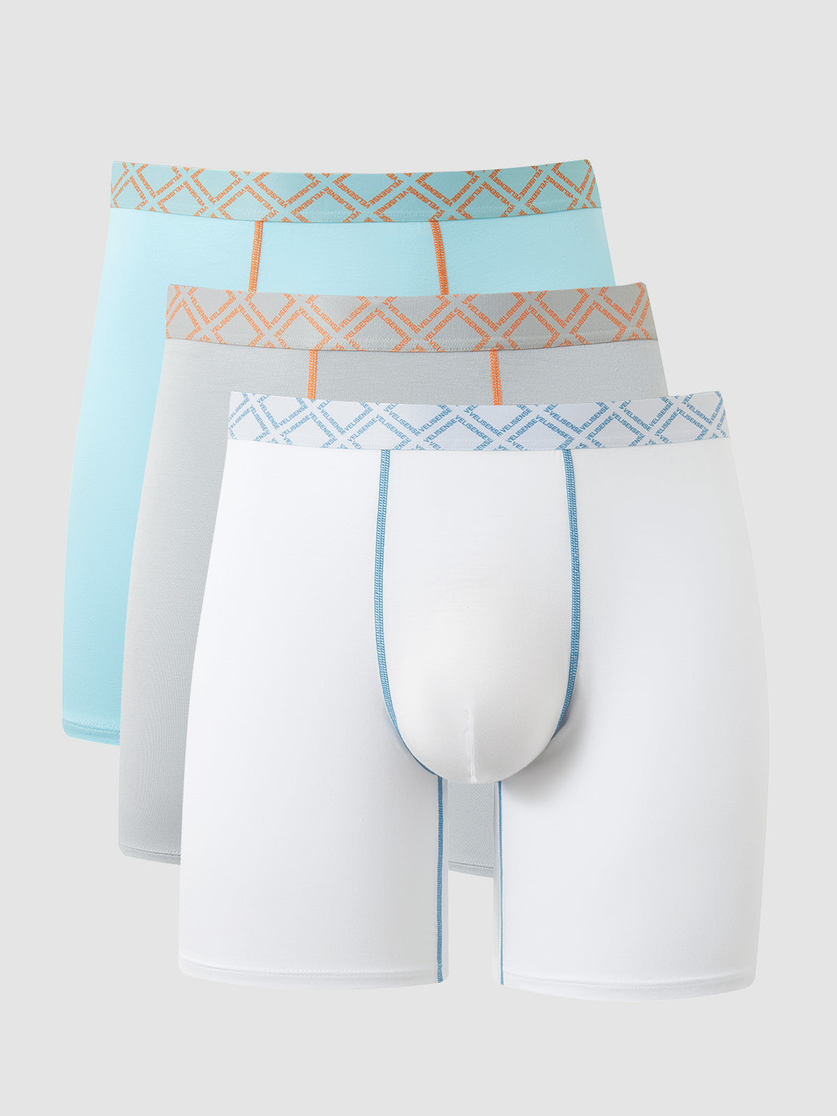 Second Skin Mid-Length Boxer Brief 6" (3-Pack)