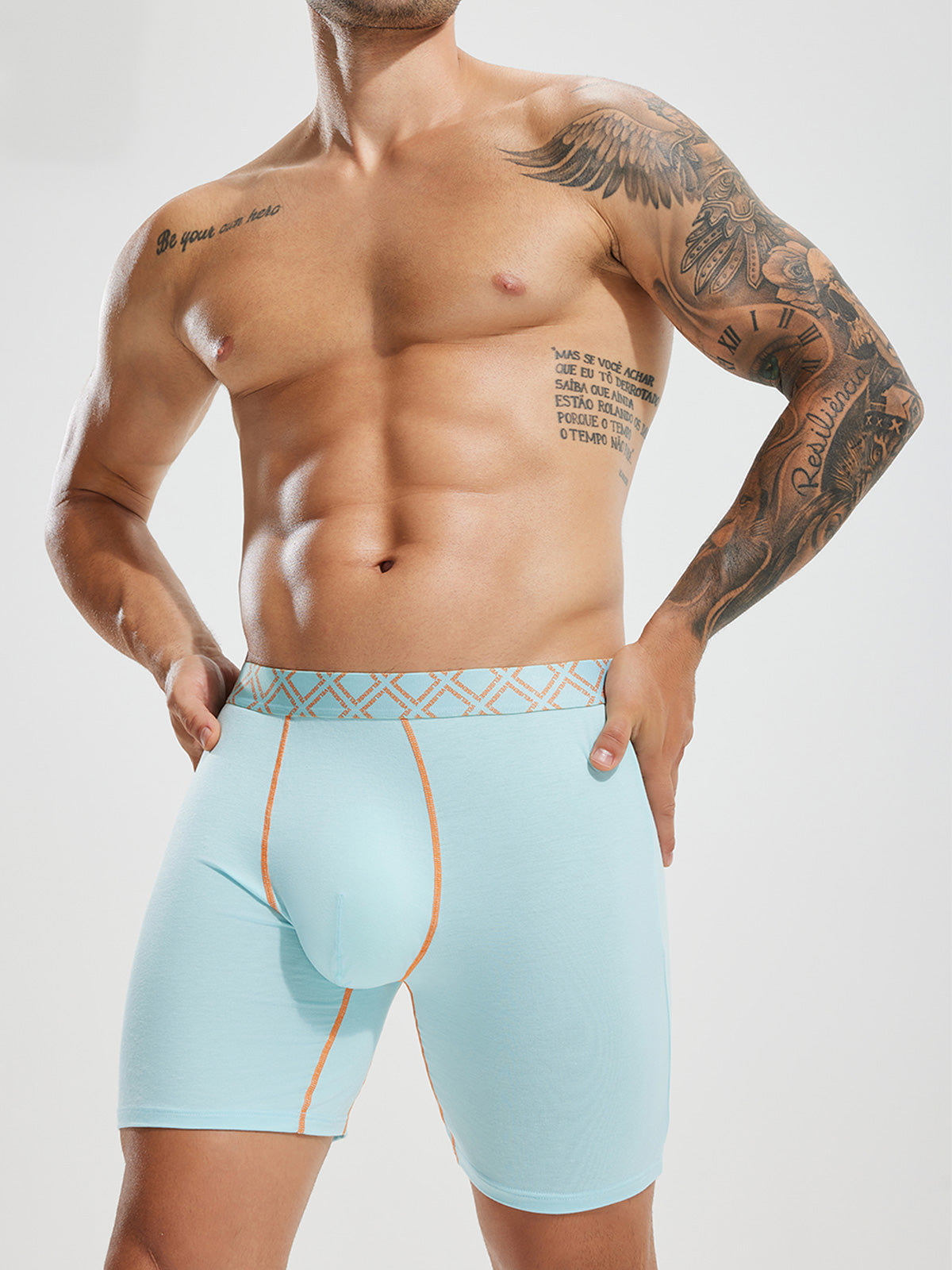 Second Skin Mid-Length Boxer Brief 6" (3-Pack)