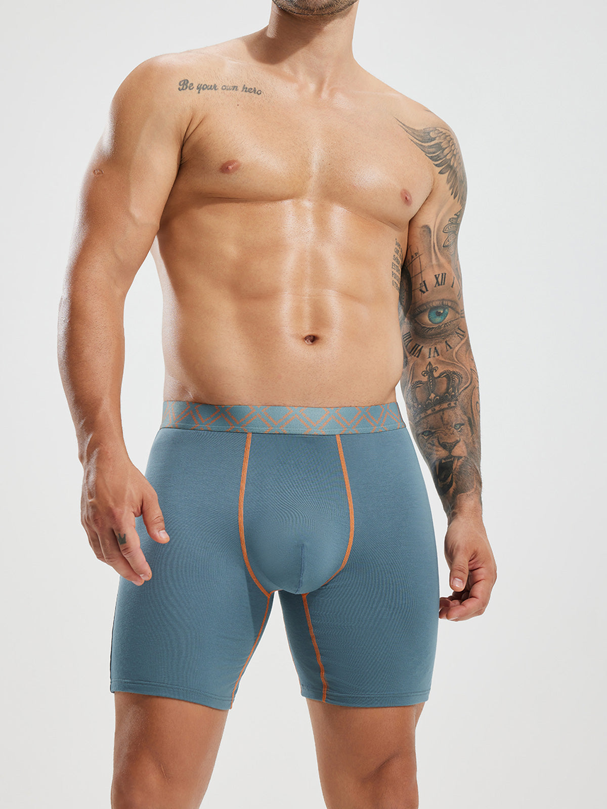 Second Skin Bamboo Boxer Brief 6" (6-Pack)