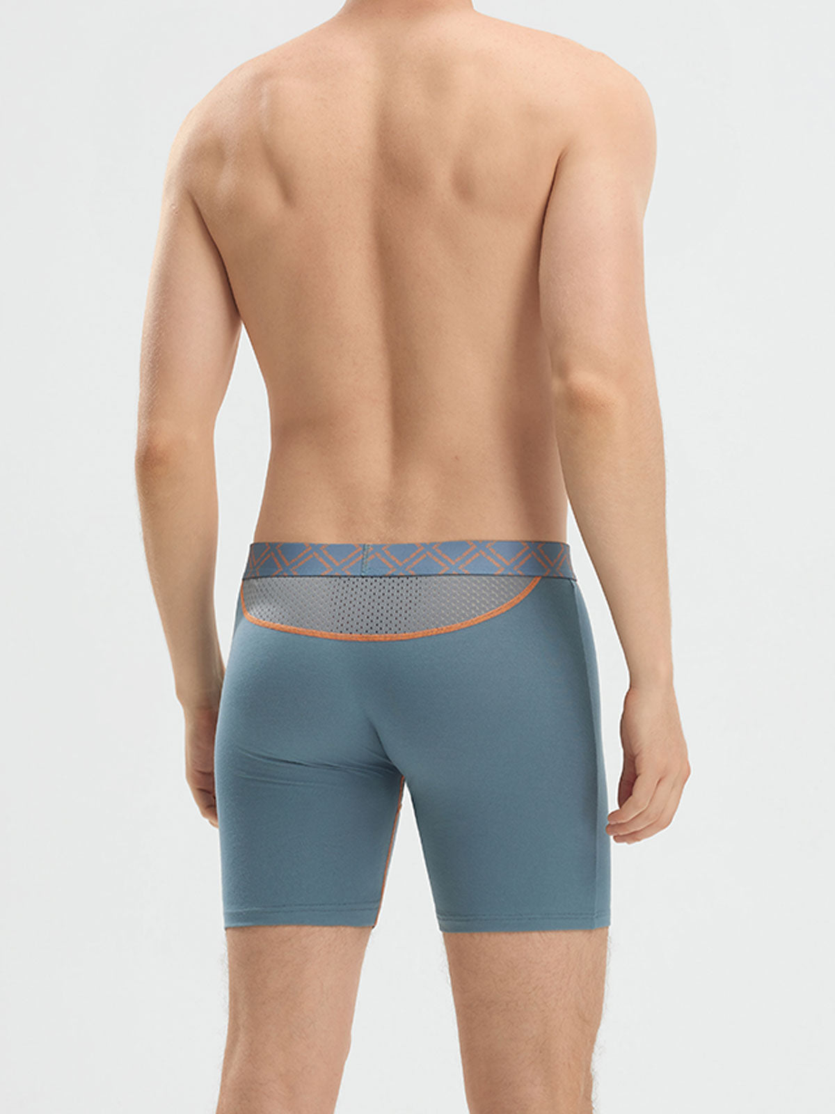 Second Skin Silk Soft Bamboo Boxer Brief with Fly 6" (6-Pack)