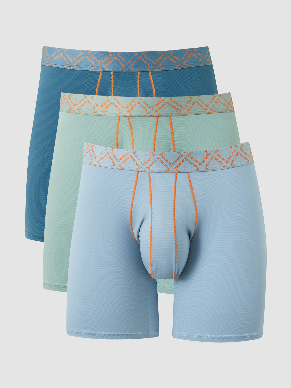 Second Skin Luxe Texture Boxer Brief 8" (3-Pack)