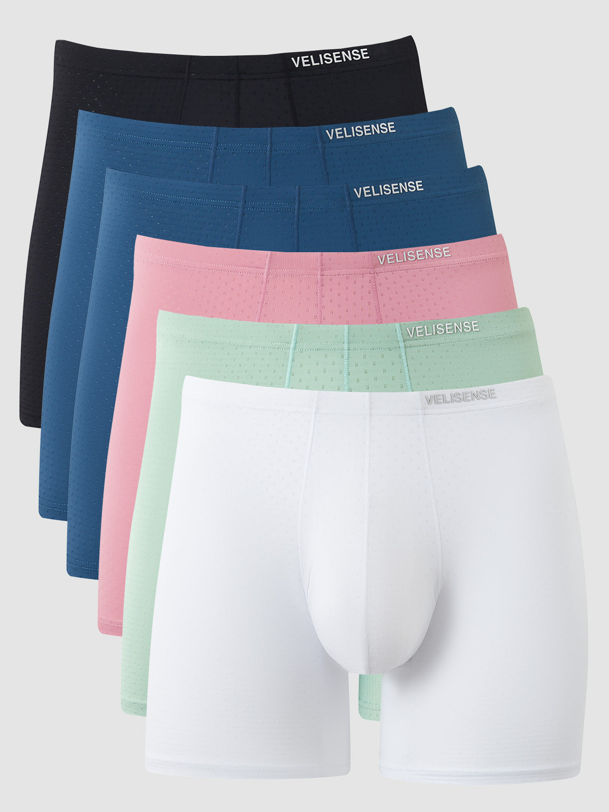 Air Mid-Length Boxer Brief 6" (6-Pack)