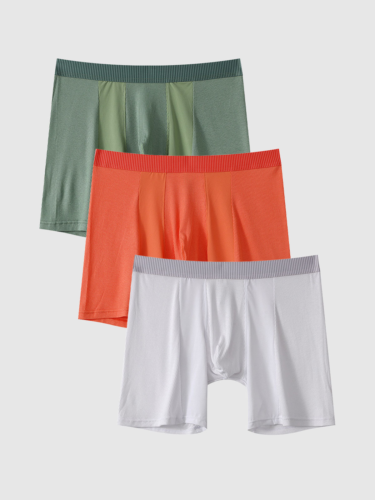 Second Skin Luxe Rib Boxer Brief 6" (3-Pack)