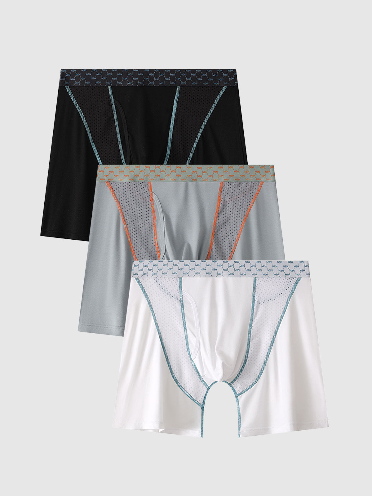 Second Skin Silk Soft Boxer Brief 6" (3-Pack)