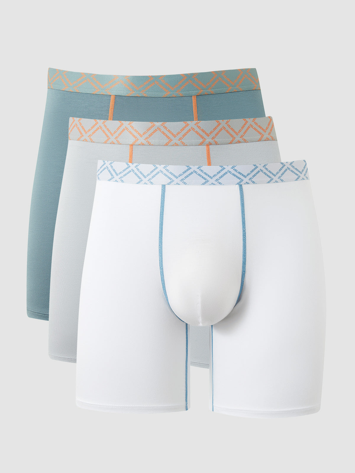 Second Skin Mid-Length Boxer Brief 6" (3-Pack)