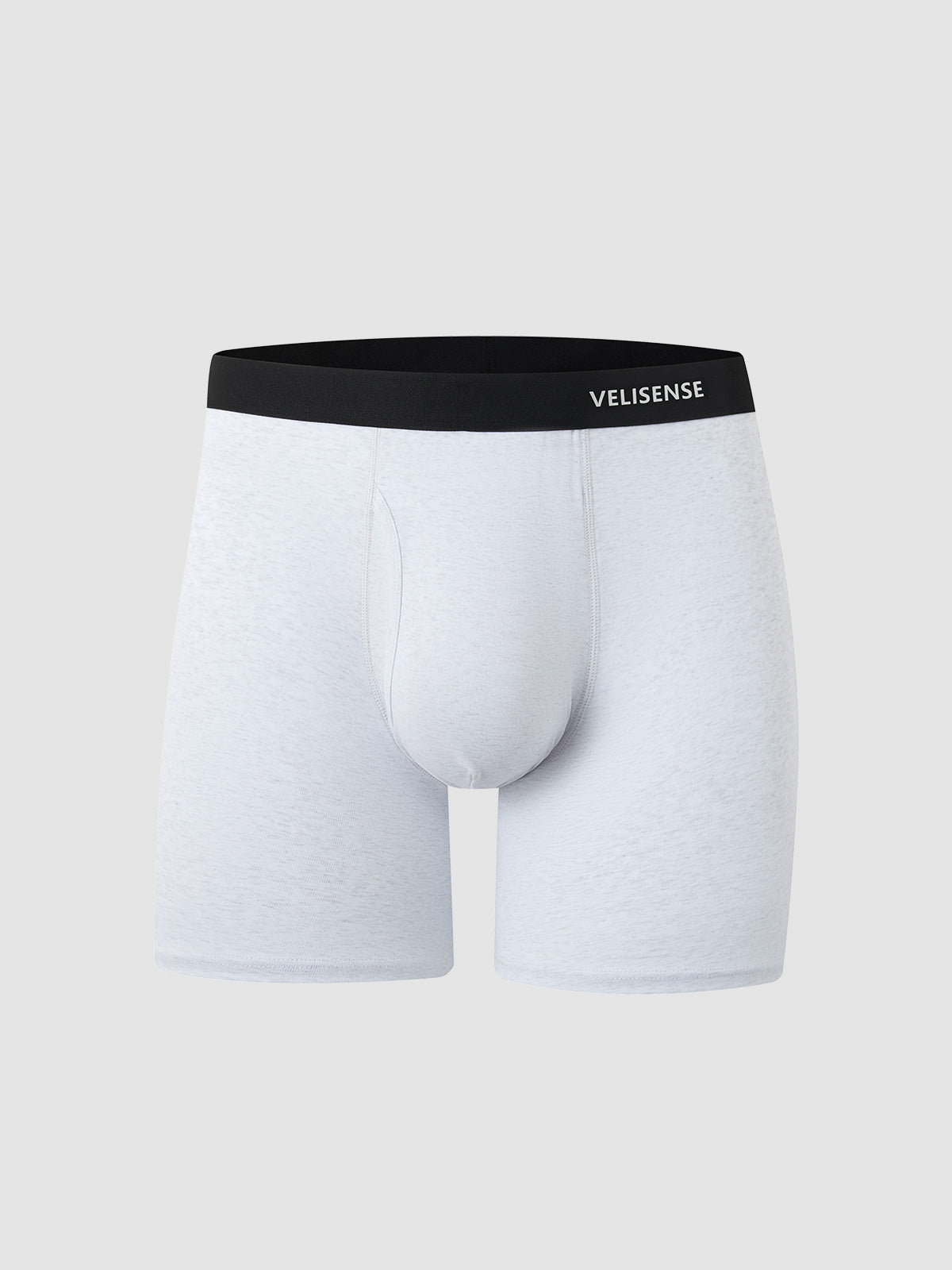 Combed Cotton Boxer Brief With Fly 6"