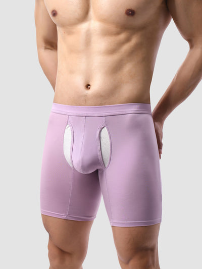 Second Skin Lyocell Boxer Brief with Dual-Fly 7"