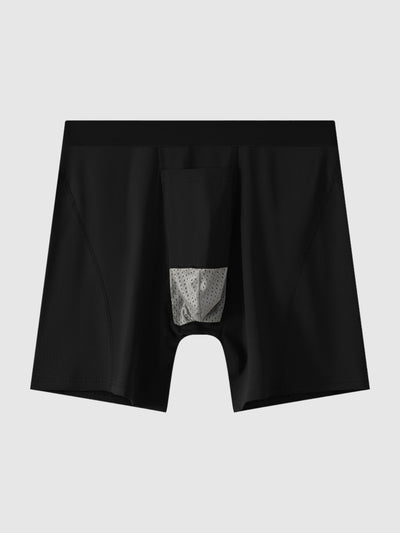 Separated Enhance Pouch Boxer Brief With Fly 5"