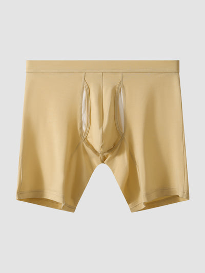 Second Skin Lyocell Boxer Brief with Dual-Fly 7"