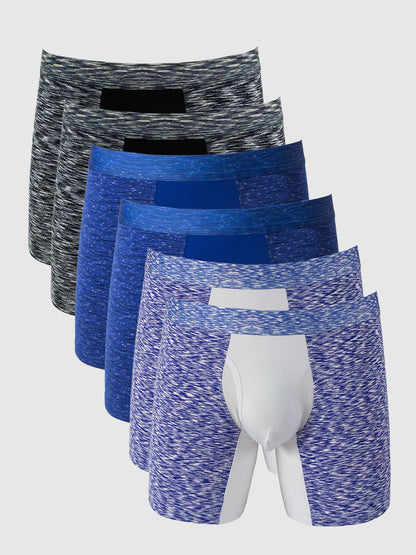 360 Sport Stretchy Boxer Brief with Fly 6" (6-Pack)