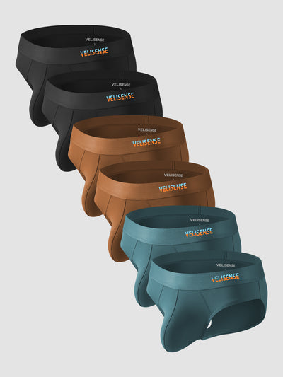 Second Skin V-Space™ Pouch Briefs (6-Pack)