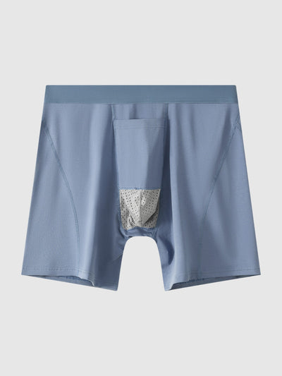Separated Enhance Pouch Boxer Brief With Fly 5"