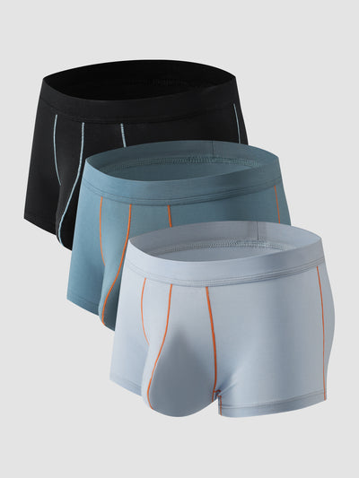 Second Skin Lyocell Trunks 3" (3-Pack)