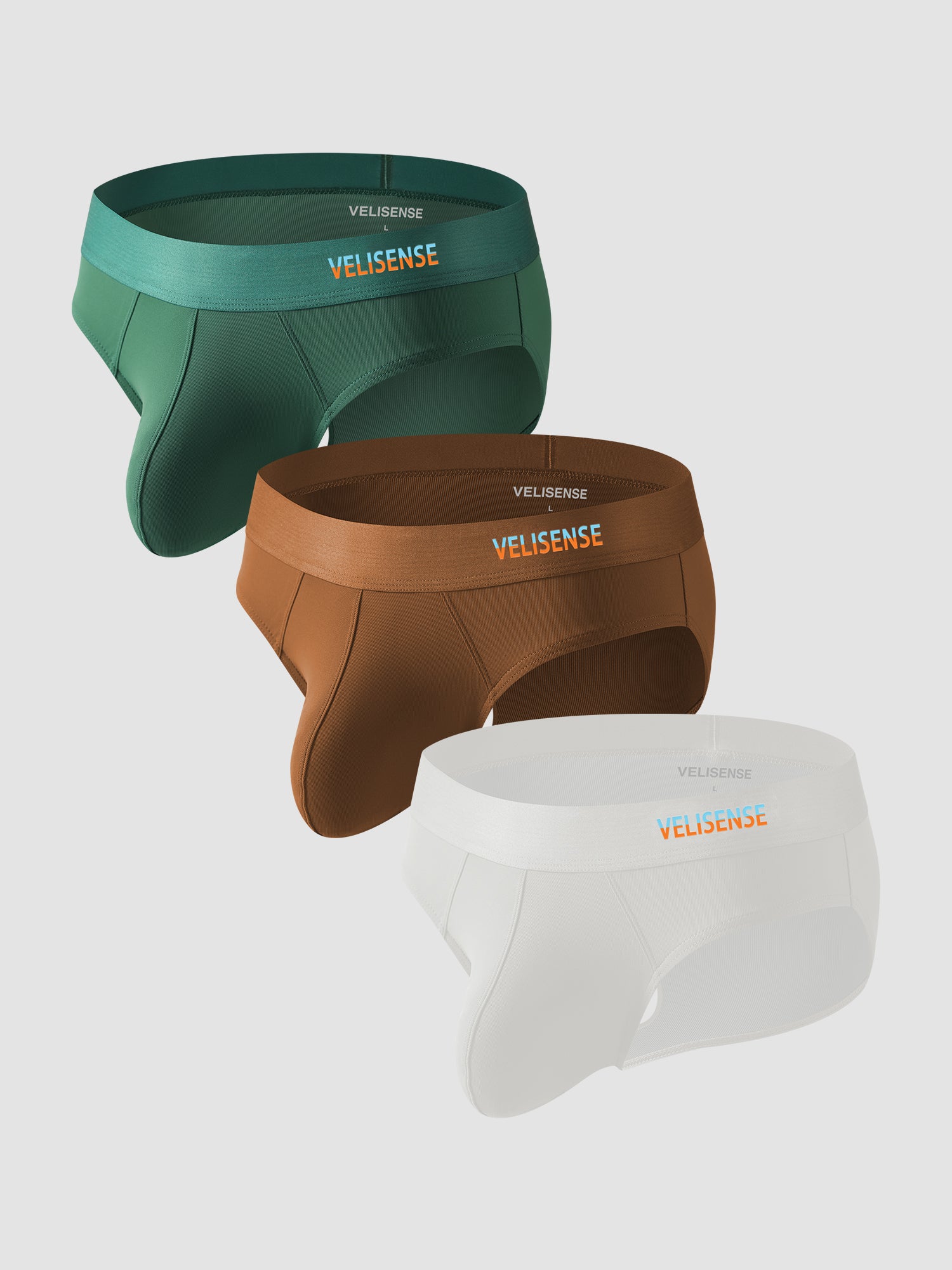 Second Skin V-Space™ Pouch Briefs (3-Pack)