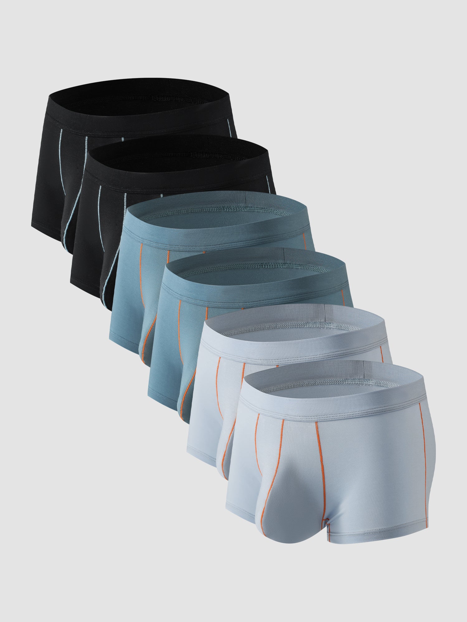 Second Skin Lyocell Trunks 3" (6-Pack)