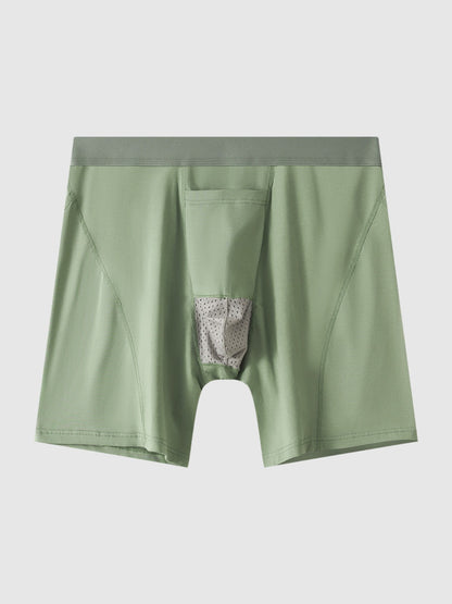 Cool Cotton Horizontal Fly Boxer Brief 5" (6-Pack)