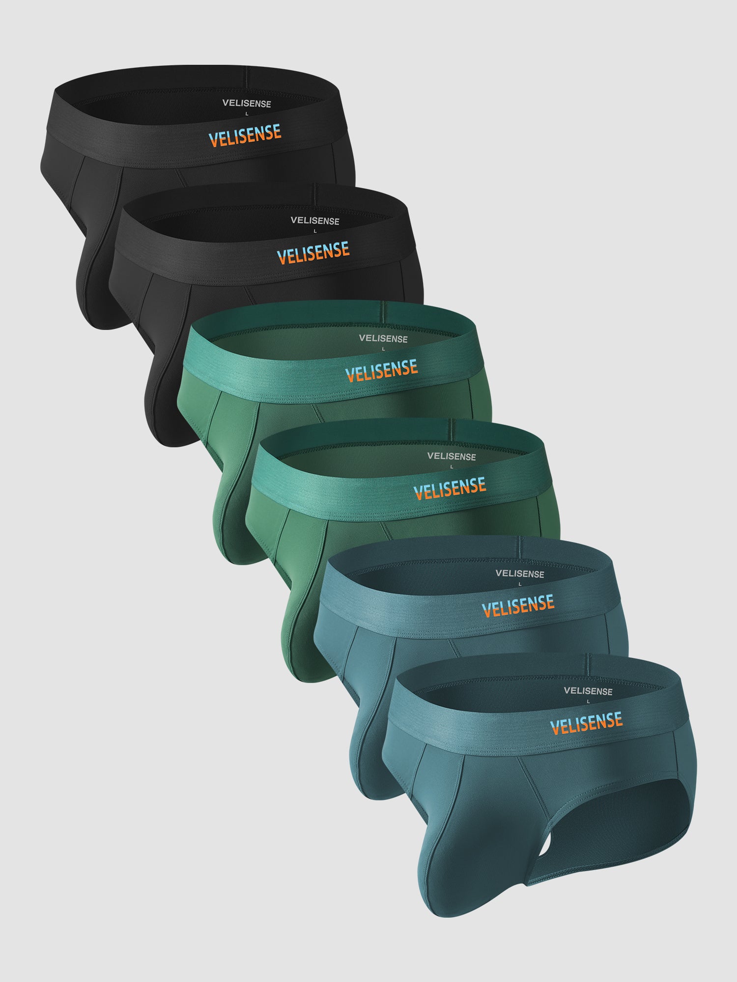 Second Skin V-Space™ Pouch Briefs (6-Pack)