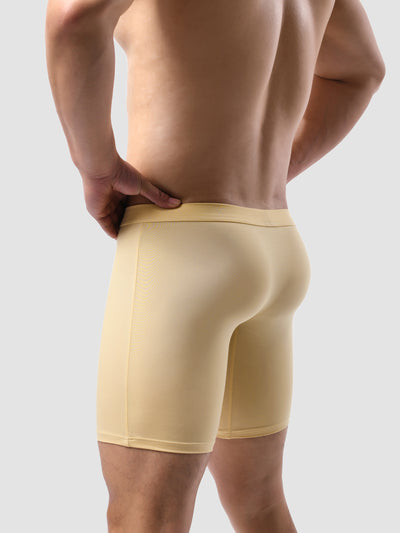 Second Skin Lyocell Boxer Brief with Dual-Fly 7"